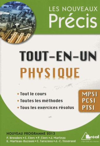 Tout-en-un physique MPSI PCSI PTSI