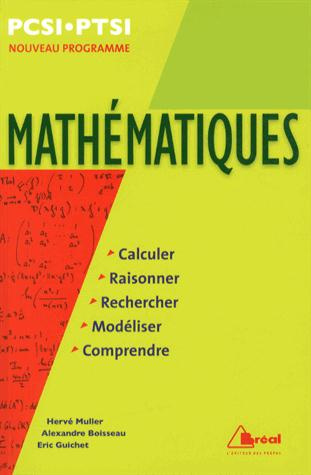 Mathématiques PCSI-PTSI. Programme 2013