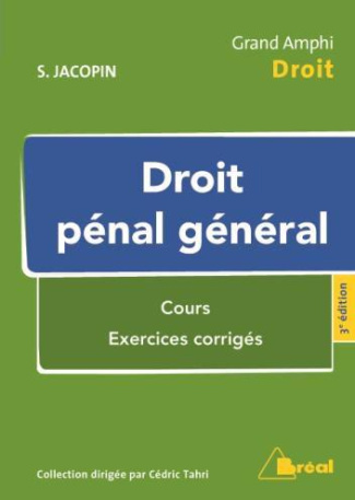 Droit pénal général. 3e édition
