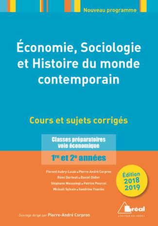 Economie, sociologie et histoire du monde contemporain. Edition 2018-2019
