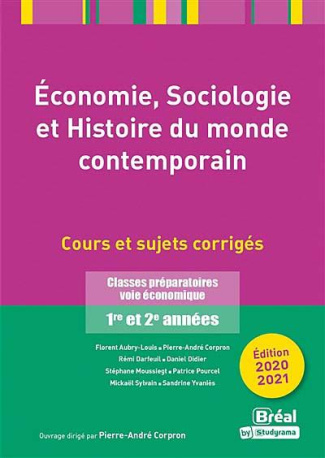 Economie, sociologie et histoire du monde contemporain. Edition 2020-2021