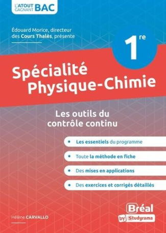 Spécialité Physique-Chimie 1re. Les outils du contrôle continu, Edition 2020