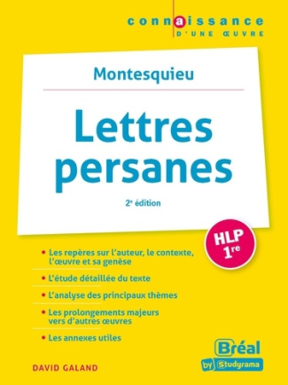 Lettres persanes HLP 1re. Montesquieu, 2e édition