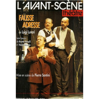 L'Avant-Scène théâtre N° 964, 15 février 1995 : Fausse adresse