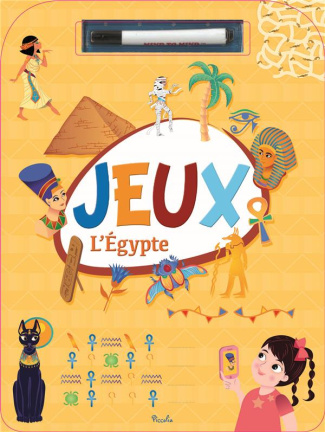 Jeux L'Egypte. Avec un feutre effaçable
