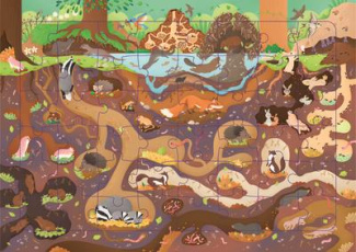 SOUS LA TERRE - PUZZLE