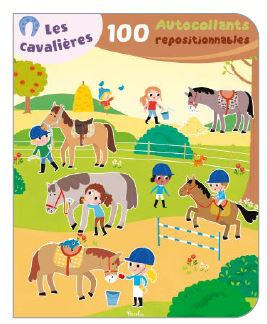 Les cavalières. 100 autocollants repositionnables