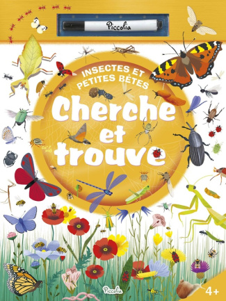Insectes et petites bêtes. Avec un feutre effaçable