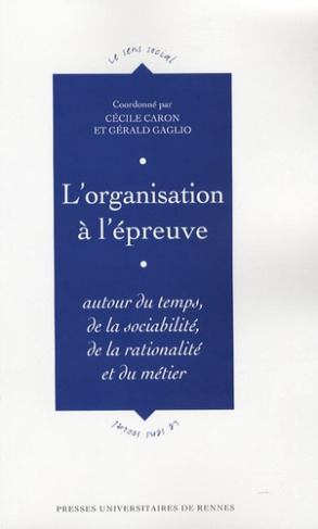 L'organisation à l'épreuve. Autour du temps, de la sociabilité, de la rationalité et du métier