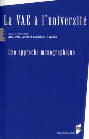 La VAE à l'université. Une approche monographique