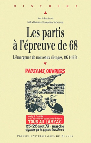 Les partis à l'épreuve de 68. L'émergence d'un nouveau clivage (1971-1974)