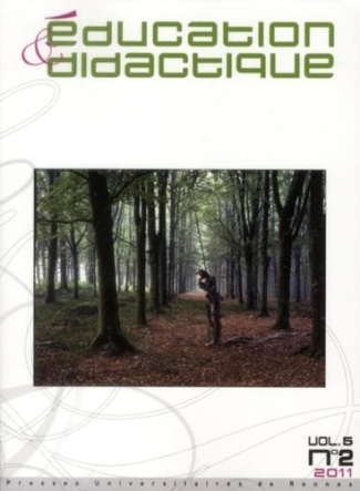 Education & didactique Vol. 5, N° 2, novembre 2011
