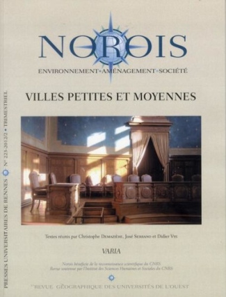 Norois N° 223-2012/2 : Villes petites et moyennes