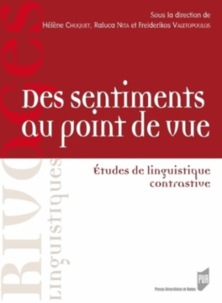 Des sentiments au point de vue. Etudes de linguistique contrastive