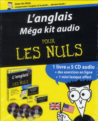 L'anglais Mega kit audio pour les nuls. Avec 5 CD audio