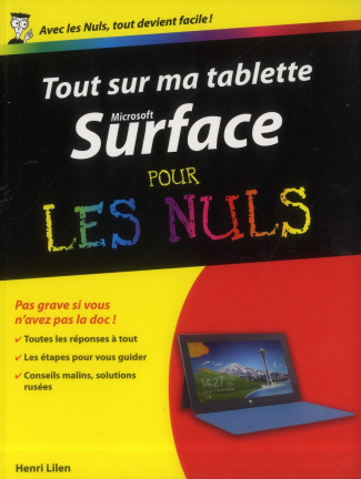 Tout sur ma tablette Microsoft Surface pour les nuls