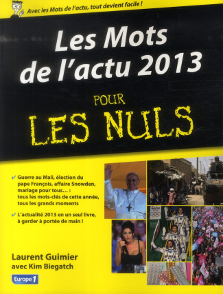 Les Mots de l'actu 2013 pour les nuls