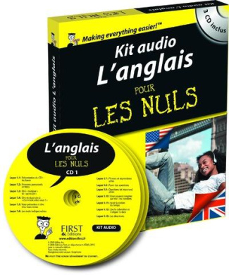 Kit audio l'anglais pour les nuls. 3 CD audio