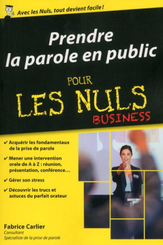 Prendre la parole en public pour les nuls