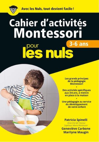 Cahier d'activités Montessori pour les nuls. 3-6 ans