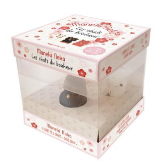 Coffret Maneki Neko. Les chats du bonheur. Avec 3 maneki neko et 1 livre