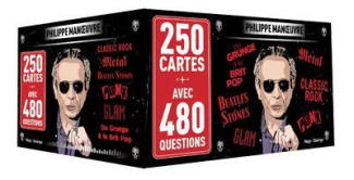 Quiz Rock, Philippe Manoeuvre. AVec 1 dé, 250 cartes, 480 questions