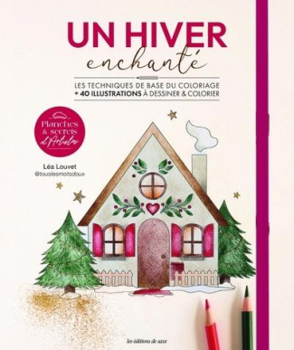 Un hiver enchanté. Les techniques de base du coloriage   40 illustrations à colorier & à détacher