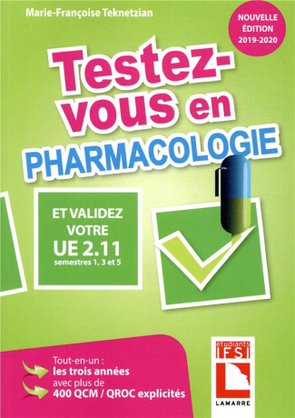 Testez vous en pharmacologie