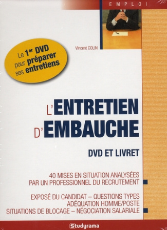 L'ENTRETIEN D'EMBAUCHE DVD LIVRET