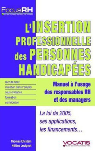 L'insertion professionnelle des personnes handicapées