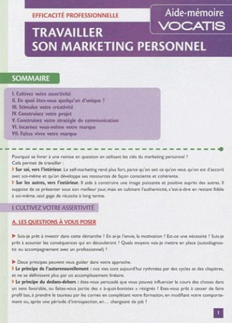 Travailler son marketing personnel
