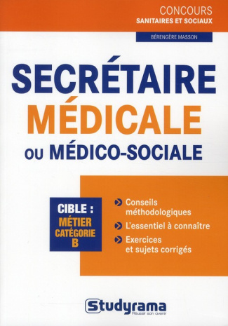 Secrétaire médicale ou médico-sociale