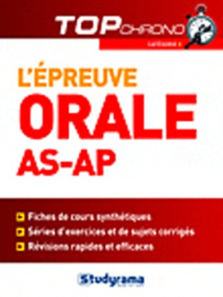 L'épreuve orale AS-AP. Catégorie C