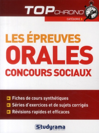 Les épreuves orales aux concours sociaux