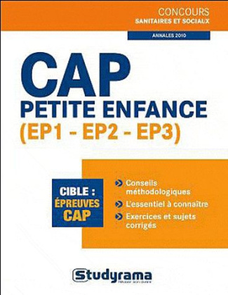 Cap petite enfance. Epreuves professionnelles