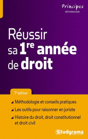Réussir sa 1re année de droit. 7e édition