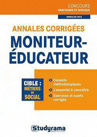 Annales corrigées Moniteur-Educateur