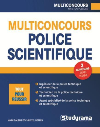 Multiconcours police technique et scientifique