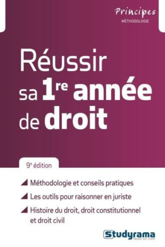 Réussir sa première année de droit. 9e édition