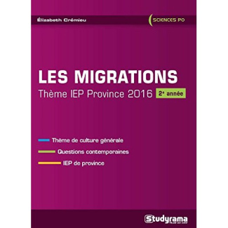 Les migrations. Thème IEP 2016 (2e année)