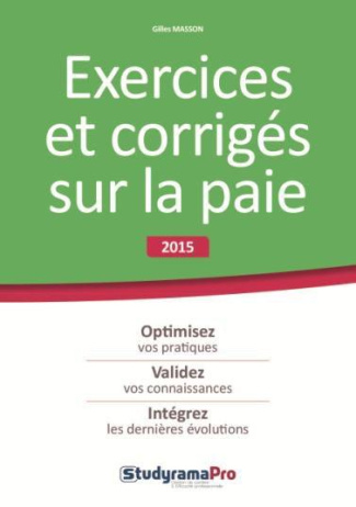 Exercices et corrigés sur la paie