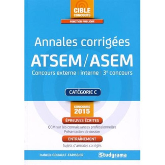 Annales corrigées ATSEM/ASEM. Edition 2015