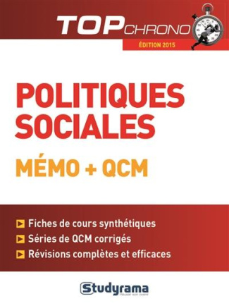 Politiques sociales mémo   QCM. 3e édition revue et augmentée