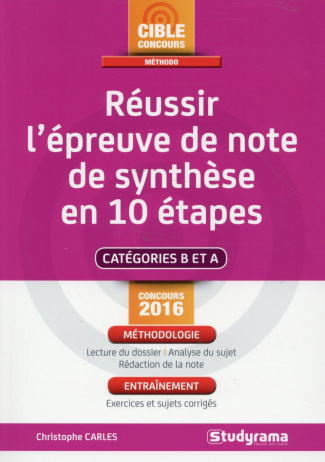 Réussir la note de synthèse en 10 étapes