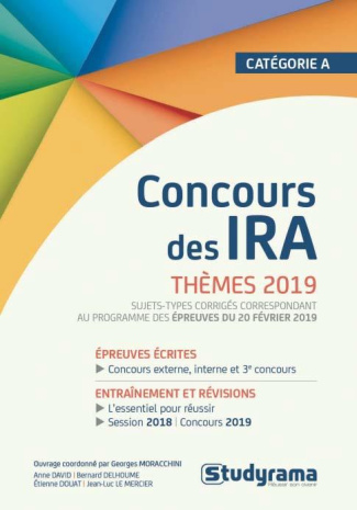 Concours des IRA. Thèmes, Edition 2019