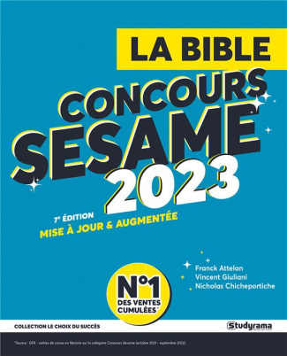 La bible Concours SESAME. Edition 2023