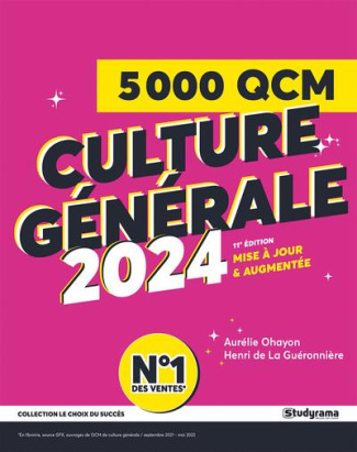 5000 QCM de culture générale. Préparez vos examens et concours - Evaluez votre culture générale, Edi