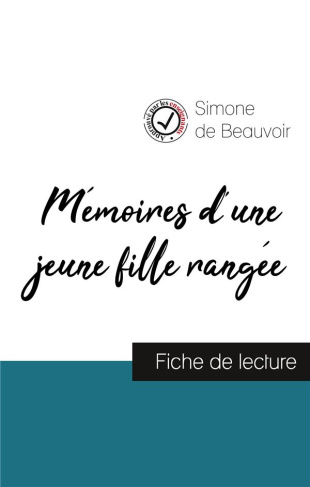Mémoires d'une jeune fille rangée. Fiche de lecture