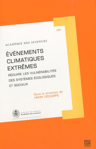 EVENEMENTS CLIMATIQUES EXTREMES