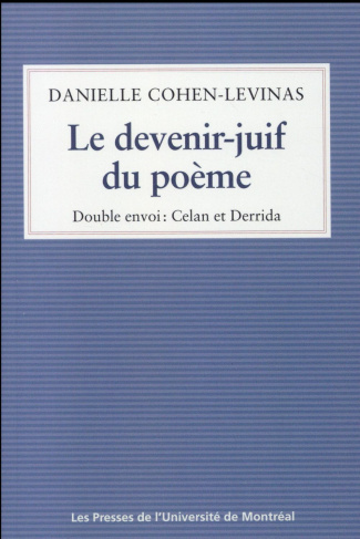 Le devenir-juif du poème. Double envoi : Celan et Derrida